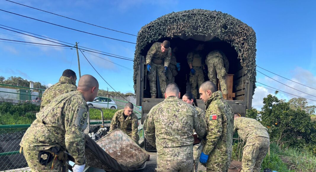 Regimento de Cavalaria N.º 3 mobiliza 900 militares no apoio às populações afetadas por cheias e ventos fortes