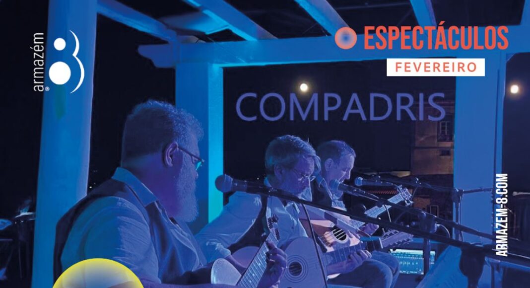 Trio Os Compadris leva música alentejana e humor ao Armazém 8, em Évora