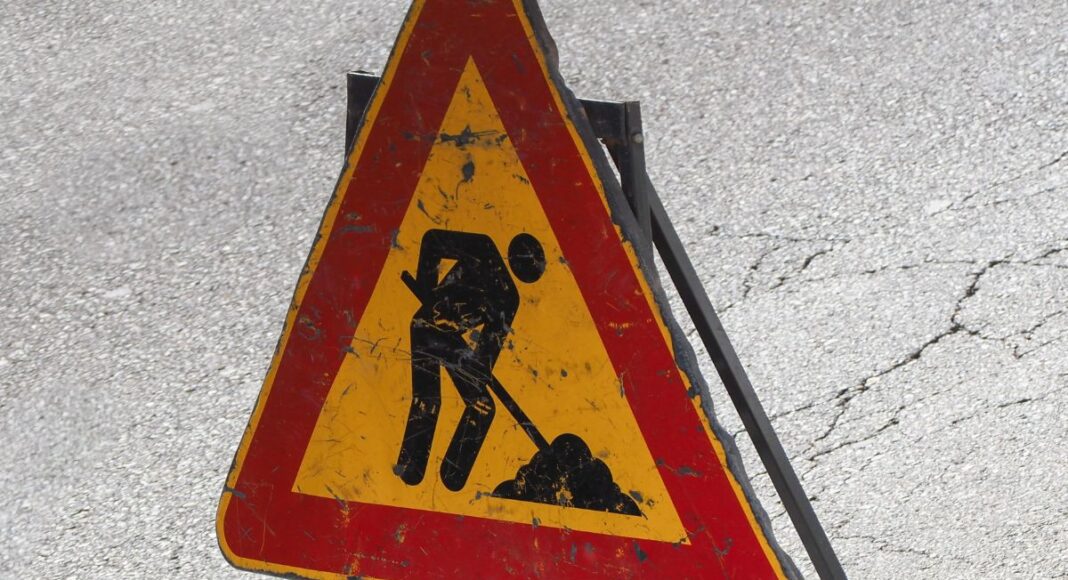 Obras na estrada