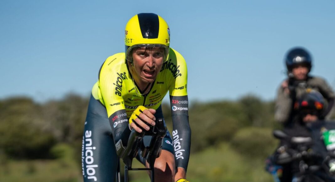 Nych ganha 'crono' mas é Rafael Reis o novo líder da Volta ao Alentejo em bicicleta