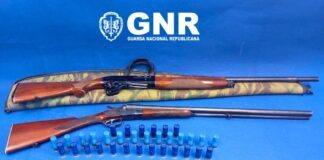 Grândola: GNR identifica idoso por violência doméstica e apreende duas caçadeiras