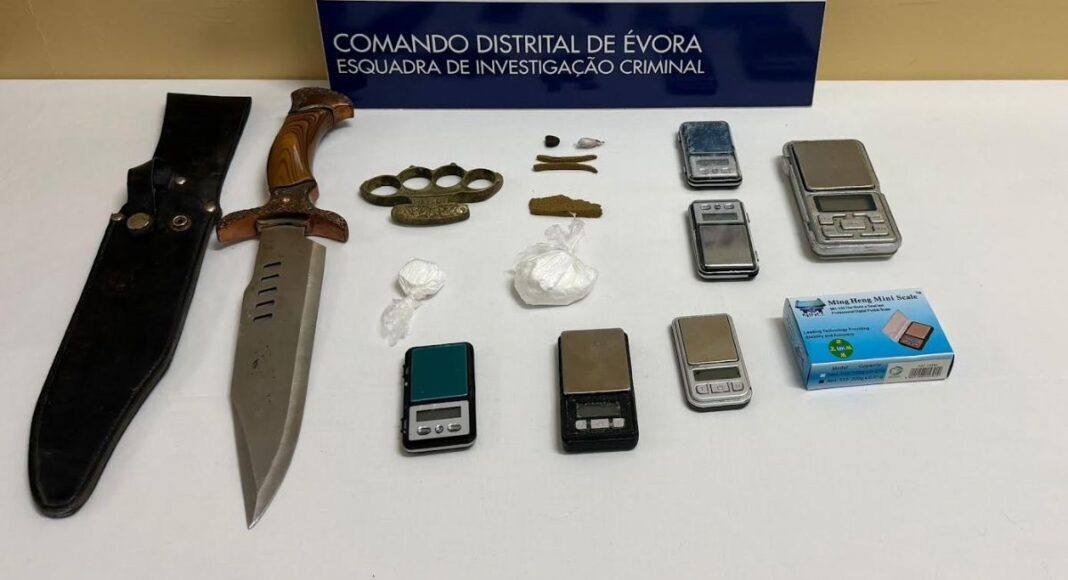 Operação da PSP em Évora termina com prisão preventiva para suspeito de tráfico