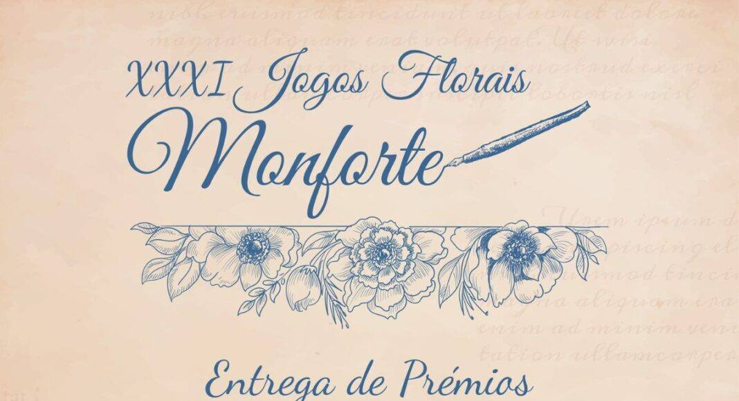 Monforte entrega prémios dos XXXI Jogos Florais a 16 de maio na Biblioteca Municipal