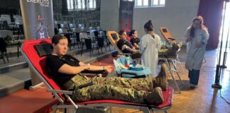 25 militares do RA5 juntam-se a campanha de dádiva de sangue em Vendas Novas