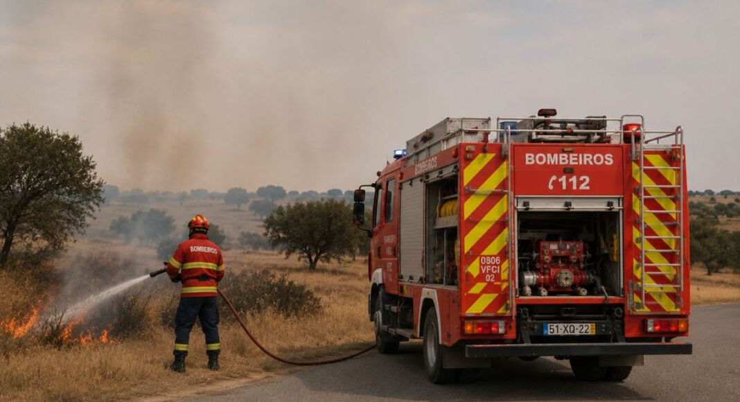 Incêndios: Fogo em Aljustrel combatido por quase 90 operacionais e sete meios aéreos
